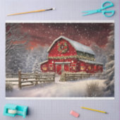 Kerststal 3 Decoupage papier (Craft)