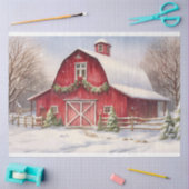 Kerststal 4 Decoupage papier (Craft)