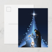 Kerststal Aankondigingskaart (Voorkant / Achterkant)