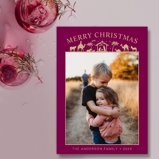 Kerststal Baby Jezus Christus Feestdagenkaart