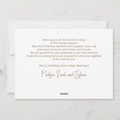 Kerststal Baby Jezus Christus Feestdagenkaart (Achterkant)