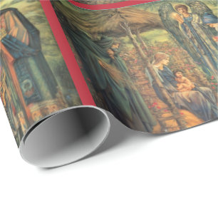 Kerststal Baby Jezus Engel 3 Koningen Gedetailleer Cadeaupapier