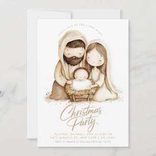 Kerststal Baby Jezus Maria Religieus Kerstmis Kaart