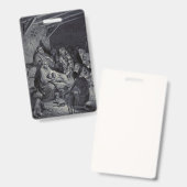 Kerststal Badge (Voor- en achterkant)