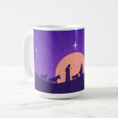 Kerststal Beker Koffiemok (Voorkant links)