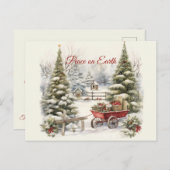  kerststal briefkaart (Voorkant / Achterkant)