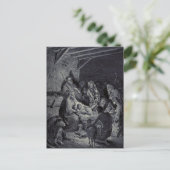 Kerststal Briefkaart (Staand voorkant)