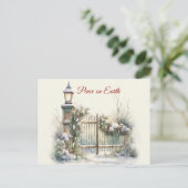 kerststal briefkaart (Staand voorkant)