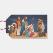 Kerststal Cadeaulabel (Achterkant Horizontaal)