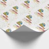 Kerststal Cadeaupapier (Hoek)