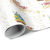 Kerststal Cadeaupapier (Rol Hoek)