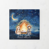 Kerststal Christelijk jaar in de Review Kerst Drieluik Wenskaart (Cover)