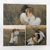 Kerststal Christelijk jaar in de Review Kerst Drieluik Wenskaart (Binnenzijde eerst)