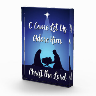 Kerststal Christus de Heer religieus Fotoblokken