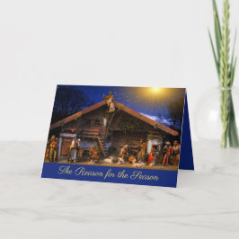 Kerststal 'De reden van het seizoen' Kaart