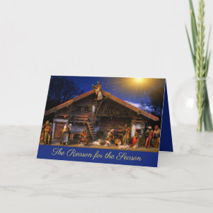Kerststal 'De reden van het seizoen' Kaart