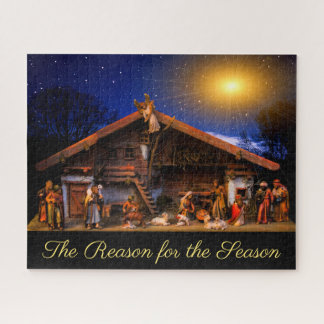 Kerststal 'De reden van het seizoen' Legpuzzel
