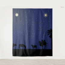 Kerststal decoratie achtergrond decor of kerstspel