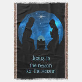 Kerststal  deken (Voorkant Verticaal)