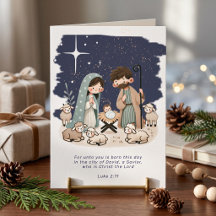 Kerststal en Bijbeltekst
