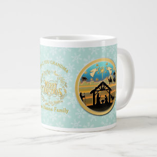 Kerststal en Ik hou van jou oma Grote Koffiekop
