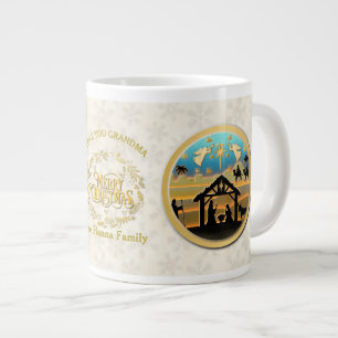 Kerststal en Ik hou van jou oma Grote Koffiekop