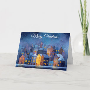 Kerststal Feestdagen Kaart
