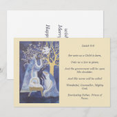 Kerststal Feestdagenkaart (Voorkant / Achterkant)