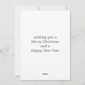 Kerststal Feestdagenkaart (Achterkant)