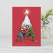 Kerststal Foto Kaart (Staand voorkant)