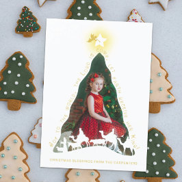 Kerststal Foto Kaart