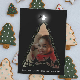 Kerststal Foto Kaart