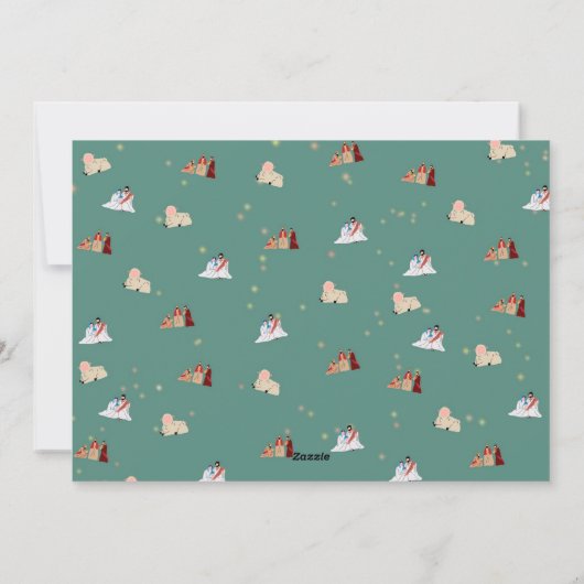 Kerststal Foto Kaart (Achterkant)