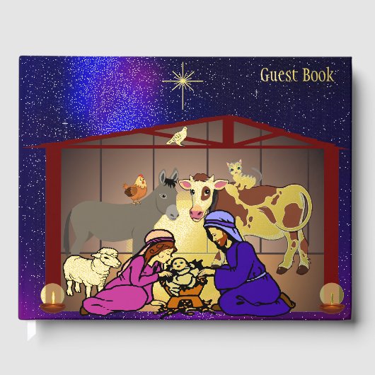 Kerststal Gastenboek (Voorkant)