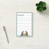 Kerststal Gebedsruimte Bidden Post-it® Notes (Kantoor)