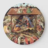 Kerststal, Geboorte van Christus van Botticelli Grote Klok (Voorkant)