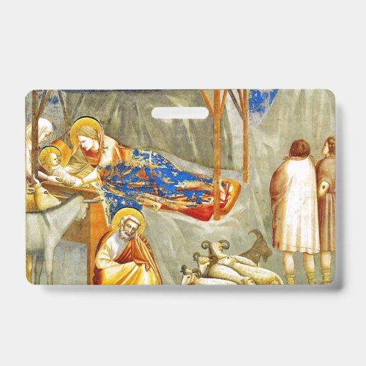 Kerststal Geboorte van Jezus Badge (Voorzijde)