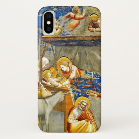 Kerststal Geboorte van Jezus Case-Mate iPhone Case (Achterkant)