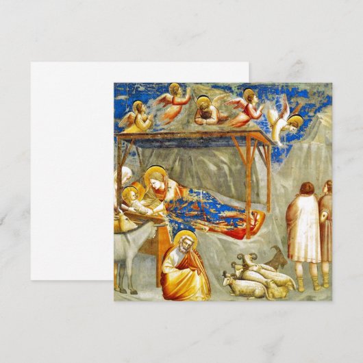 Kerststal Geboorte van Jezus  Kaart (Voorkant / Achterkant)