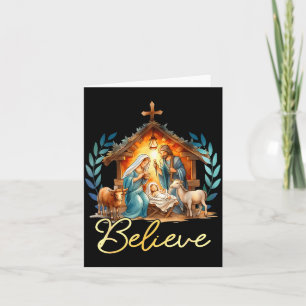 Kerststal Geloof Christelijk Kerst Familie Kerstmi Kaart