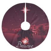 Kerststal Geloven Kerstboom Rok (Voorkant)