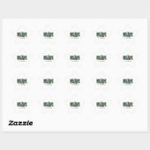 Kerststal geloven ster sticker (Vel)
