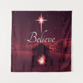 Kerststal Geloven Wandkleed (Voorkant (horizontaal))