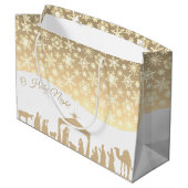 Kerststal Groot Cadeauzakje (Achterkant Gekanteld)