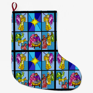 Kerststal grote kerstsok