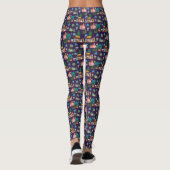 Kerststal Handgetekende Kerstmis Leggings (Achterkant)