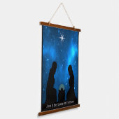 Kerststal Hangend Wandkleed (Gebogen)