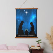 Kerststal Hangend Wandkleed (Slaapkamer)