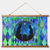 Kerststal   hangend wandkleed (Voorkant 2)