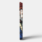 Kerststal in glas-in-lood uit het verleden Case-Mate iPhone case (Achterkant / Links)